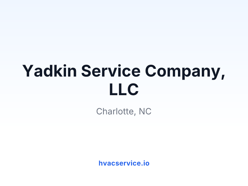 Yadkin Service Company, LLC