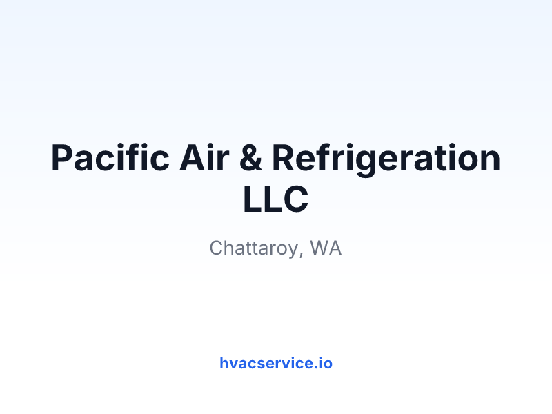 Pacific Air & Refrigeration LLC