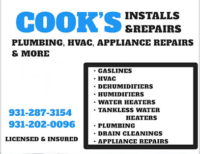 Cooks Installs and Repairs