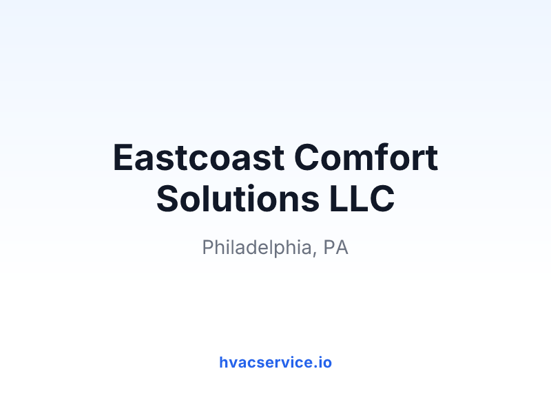 Eastcoast Comfort Solutions LLC