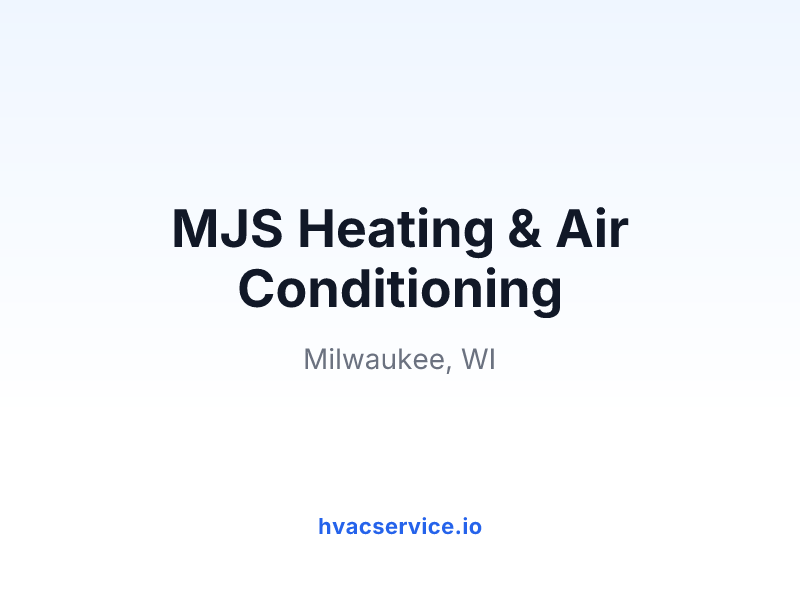 MJS Heating & Air Conditioning