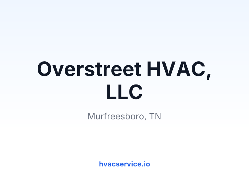 Overstreet HVAC, LLC