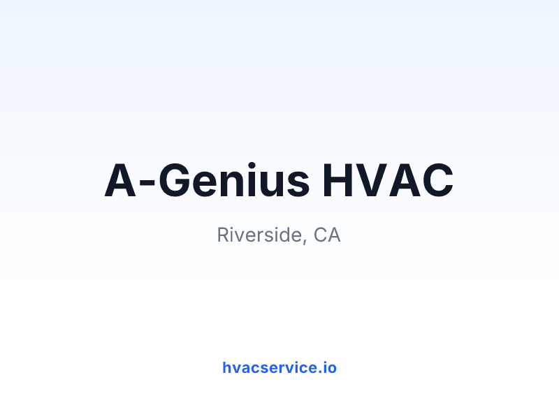 A-Genius HVAC