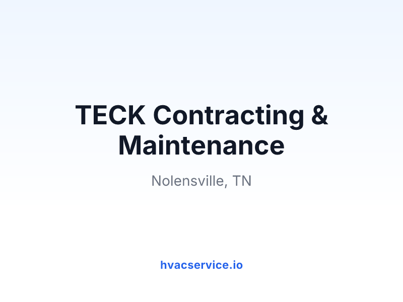 TECK Contracting & Maintenance