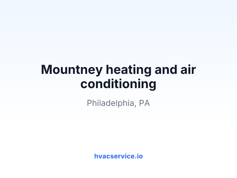Mountney heating and air conditioning