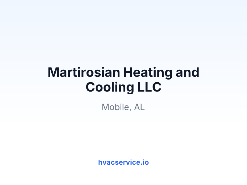 Martirosian Heating and Cooling LLC