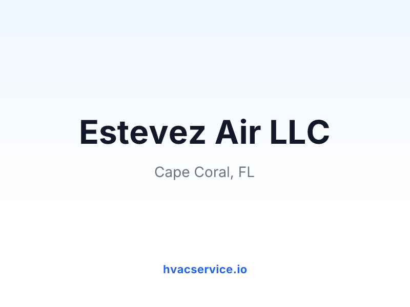 Estevez Air LLC