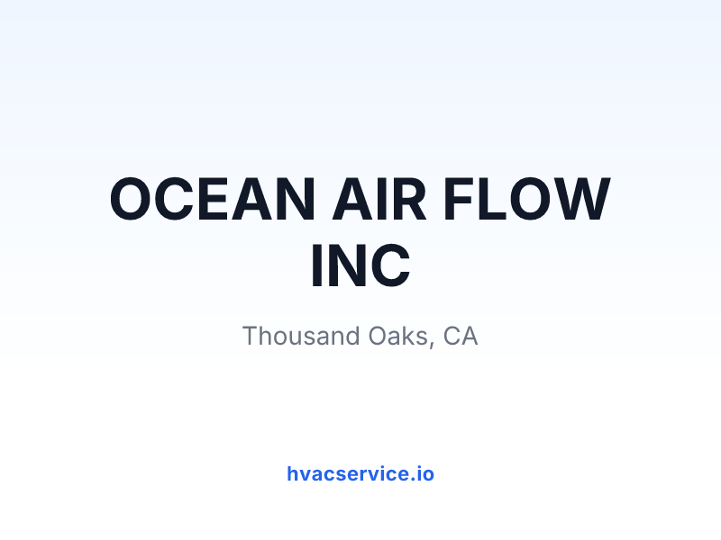 OCEAN AIR FLOW INC