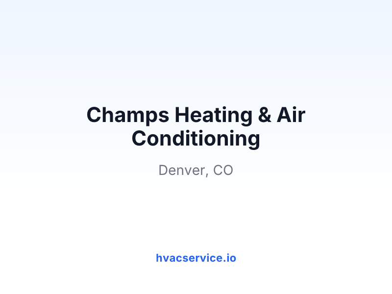 Champs Heating & Air Conditioning