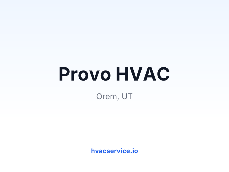 Provo HVAC