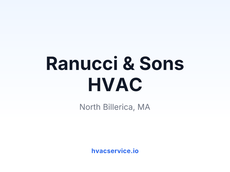 Ranucci & Sons HVAC