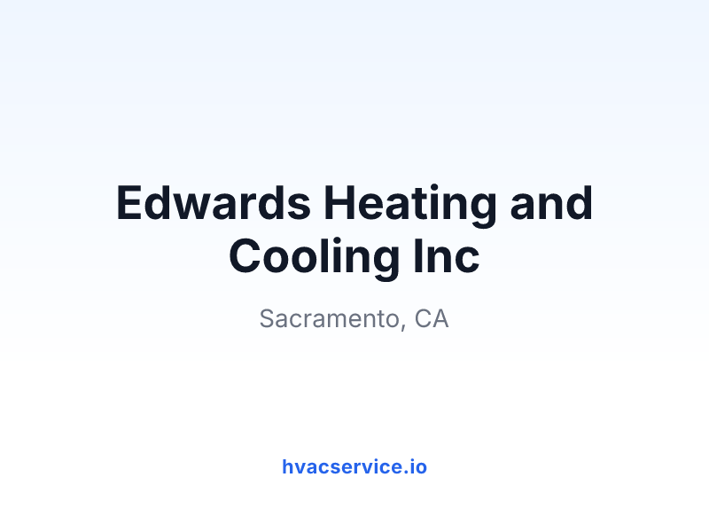 Edwards Heating and Cooling Inc