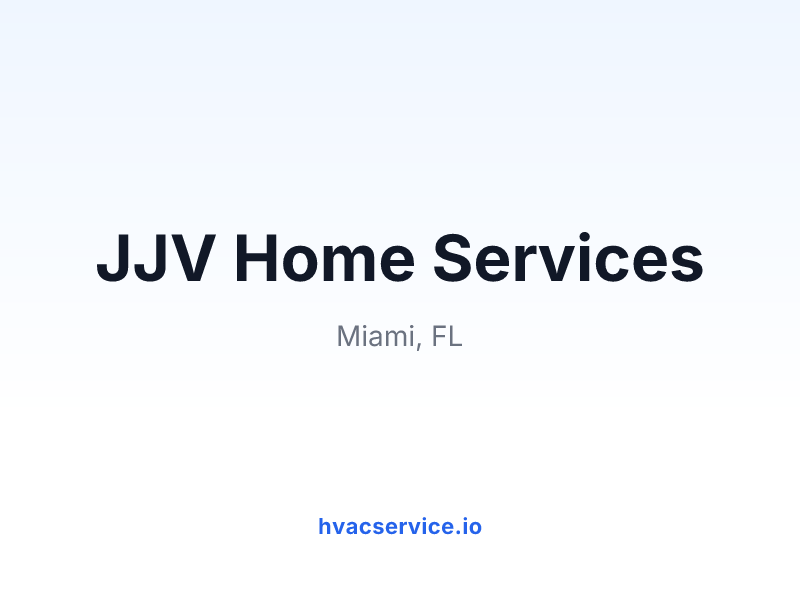 JJV Home Services
