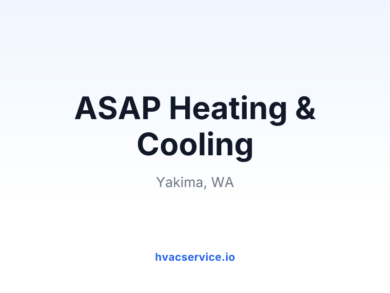 ASAP Heating & Cooling