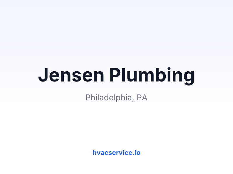 Jensen Plumbing