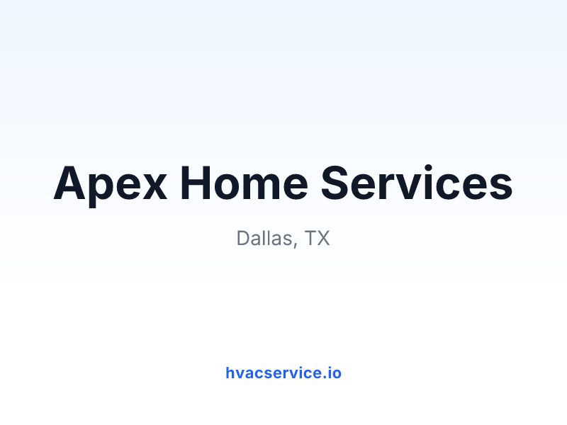 Apex Home Services