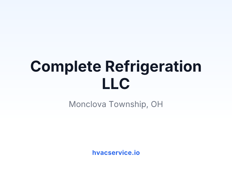 Complete Refrigeration LLC