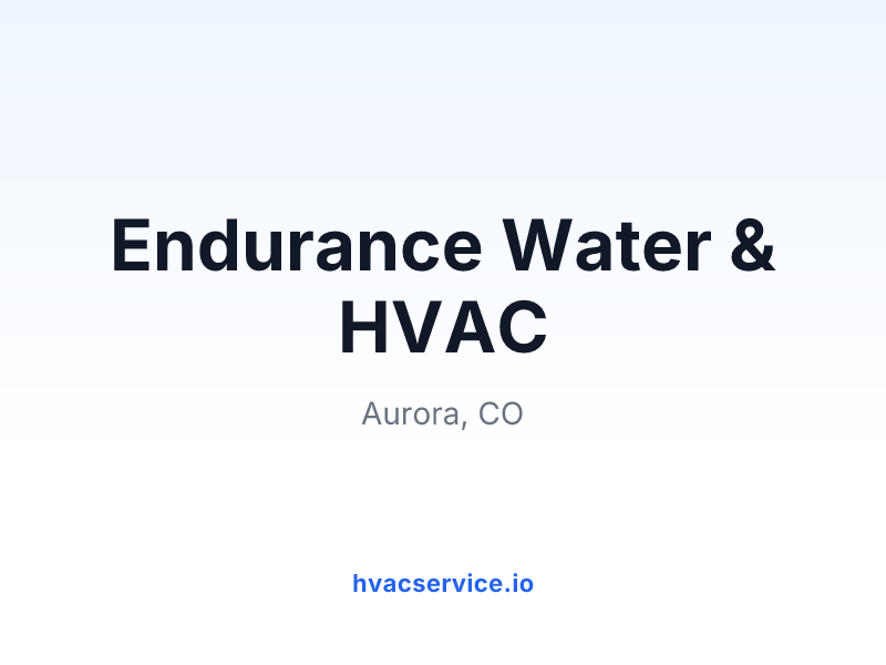 Endurance Water & HVAC