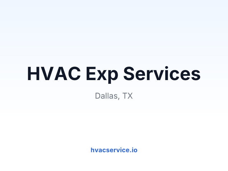 HVAC Exp Services