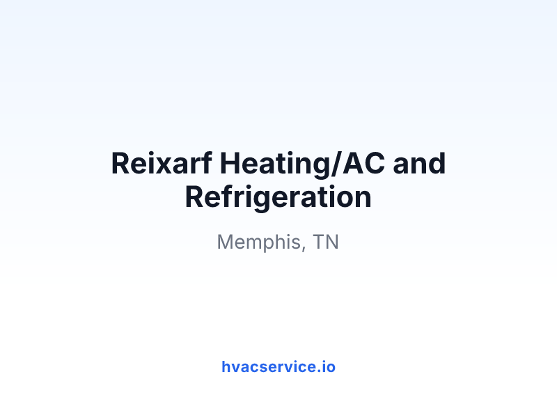 Reixarf Heating/AC and Refrigeration