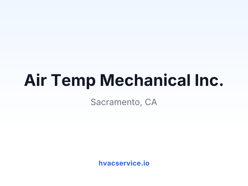 Air Temp Mechanical Inc.
