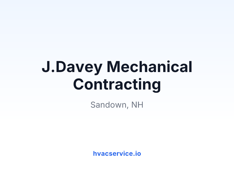 J.Davey Mechanical Contracting