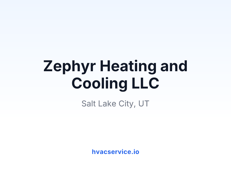 Zephyr Heating and Cooling LLC
