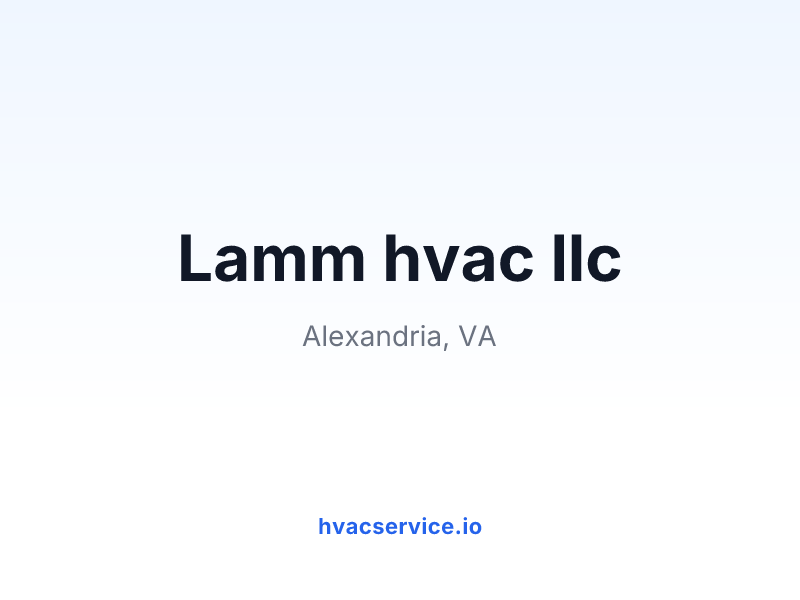Lamm hvac llc