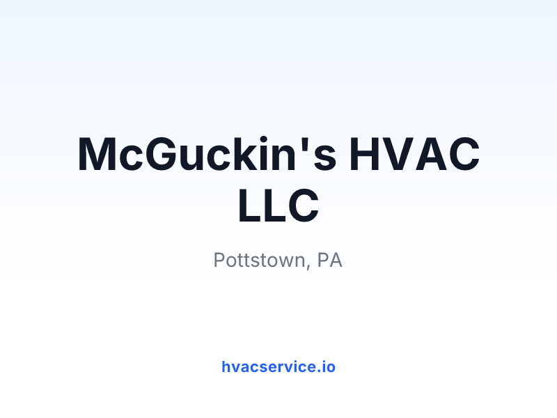 McGuckin's HVAC LLC