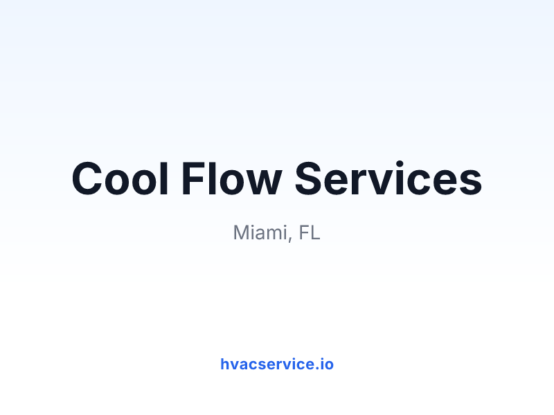 Cool Flow Services