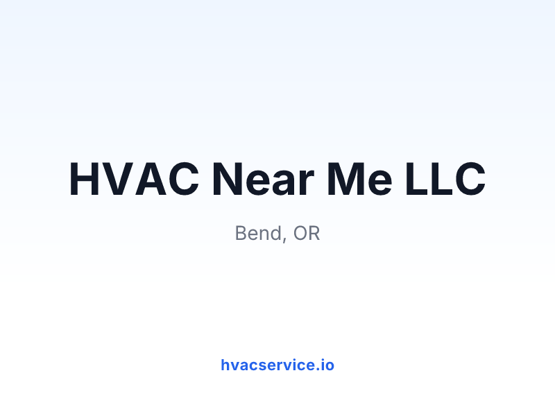 HVAC Near Me LLC