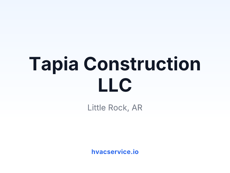 Tapia Construction LLC