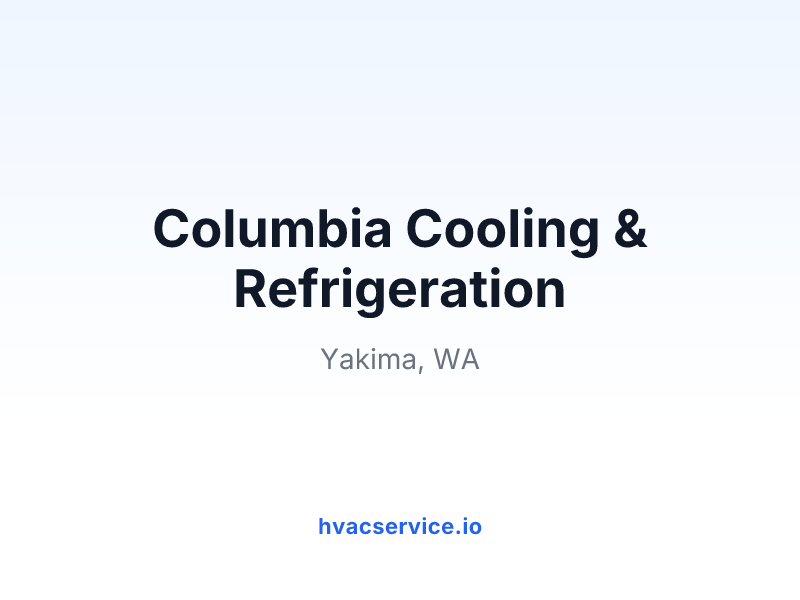 Columbia Cooling & Refrigeration