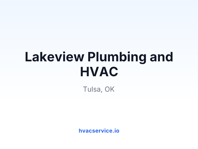 Lakeview Plumbing and HVAC