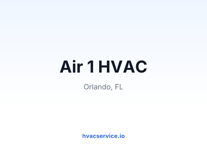 Air 1 HVAC