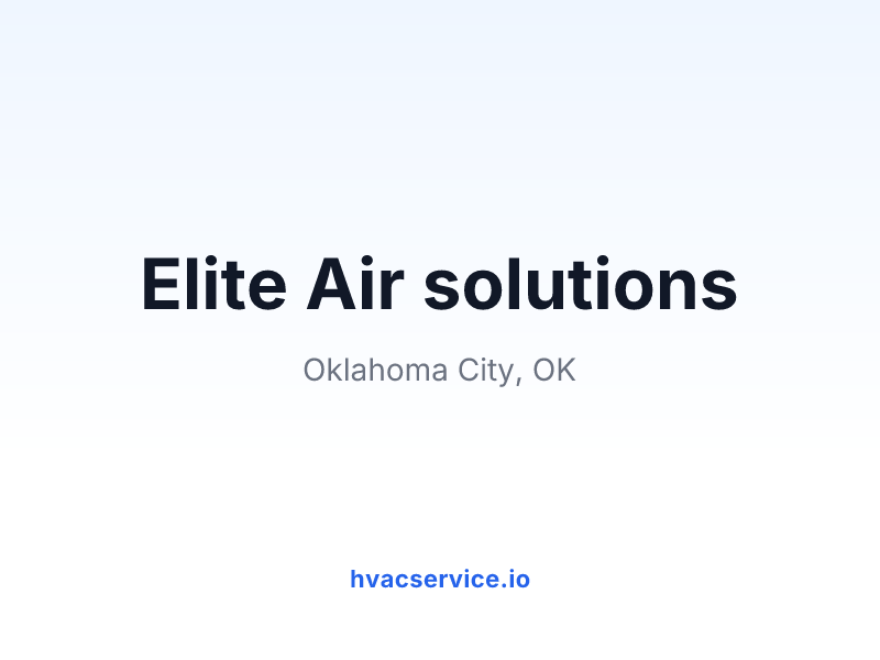Elite Air solutions