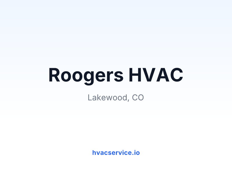 Roogers HVAC
