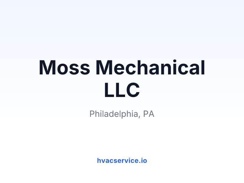 Moss Mechanical LLC