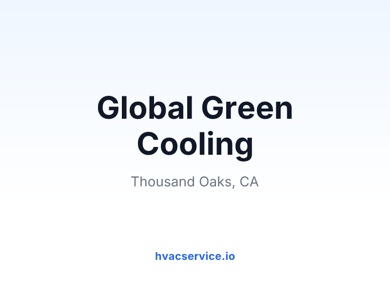 Global Green Cooling