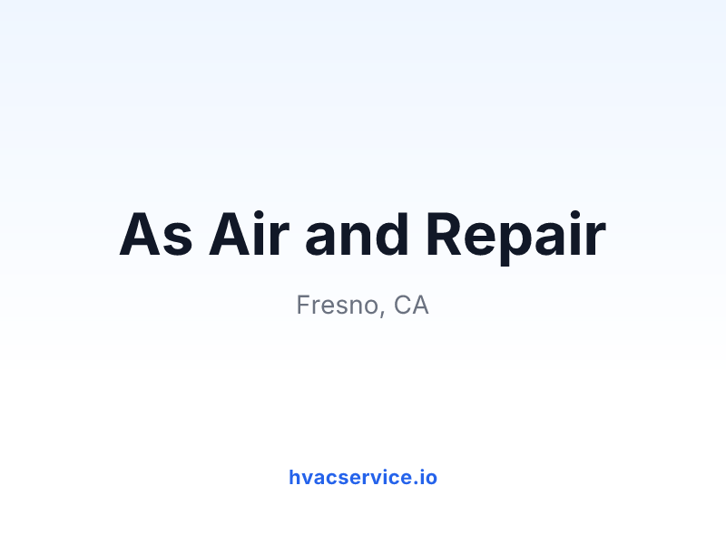 As Air and Repair
