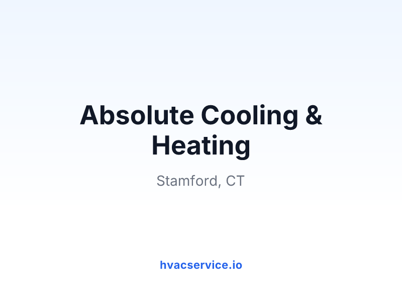 Absolute Cooling & Heating