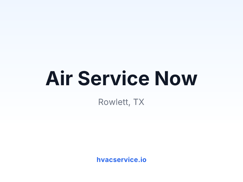 Air Service Now