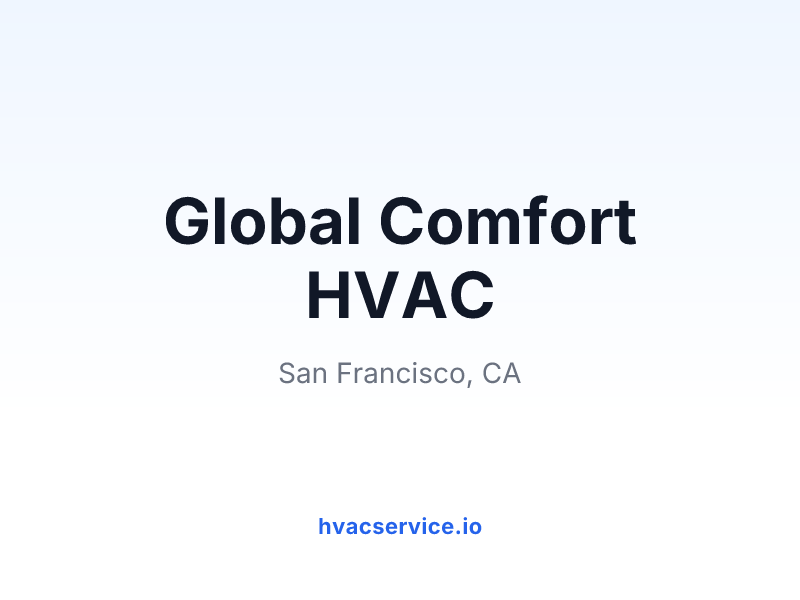 Global Comfort HVAC