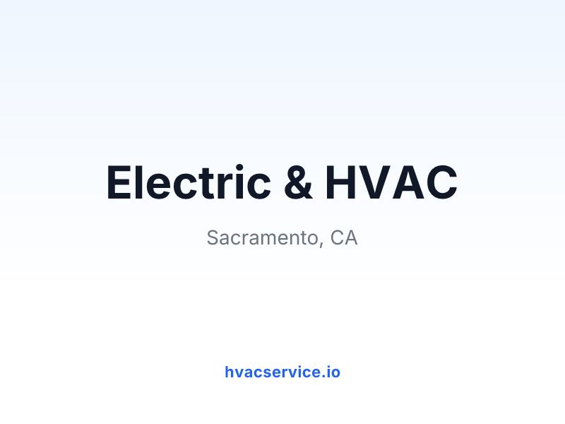 Electric & HVAC