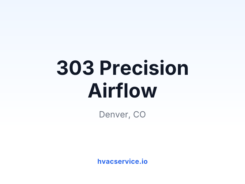 303 Precision Airflow