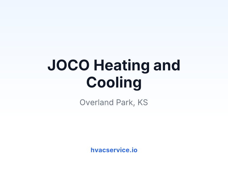 JOCO Heating and Cooling