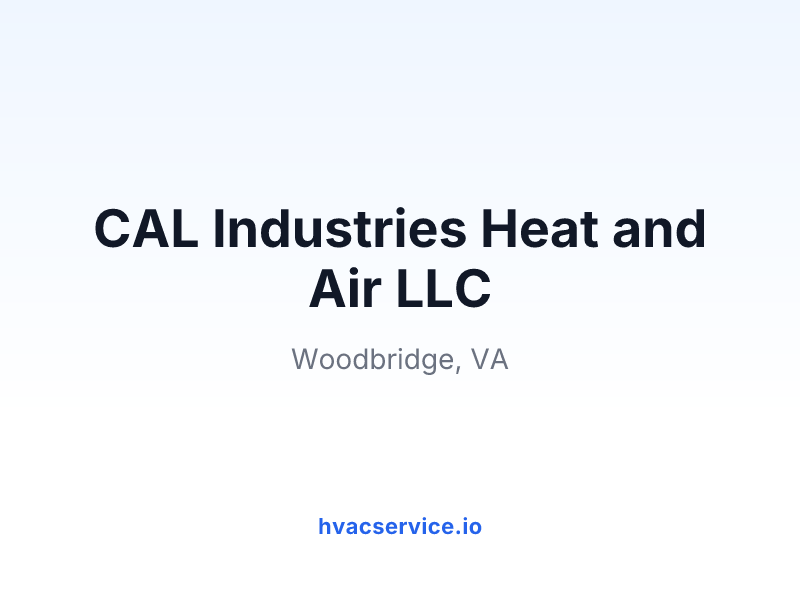 CAL Industries Heat and Air LLC