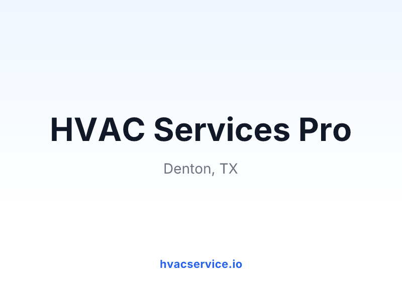 HVAC Services Pro