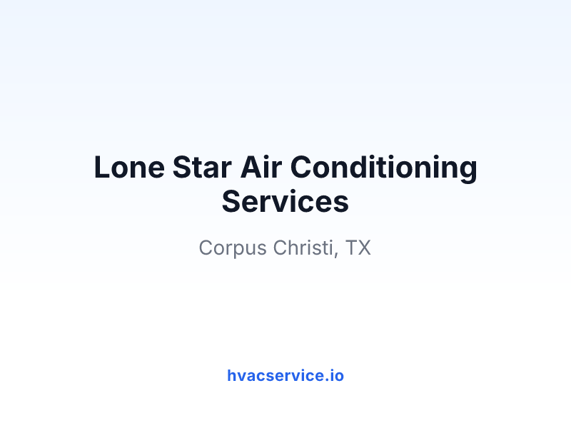 Lone Star Air Conditioning Services