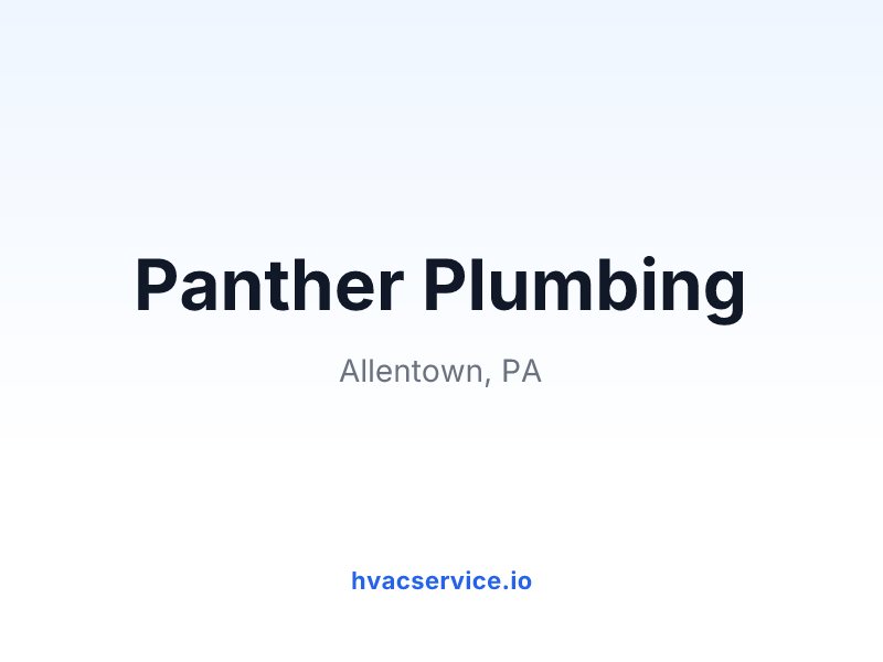 Panther Plumbing